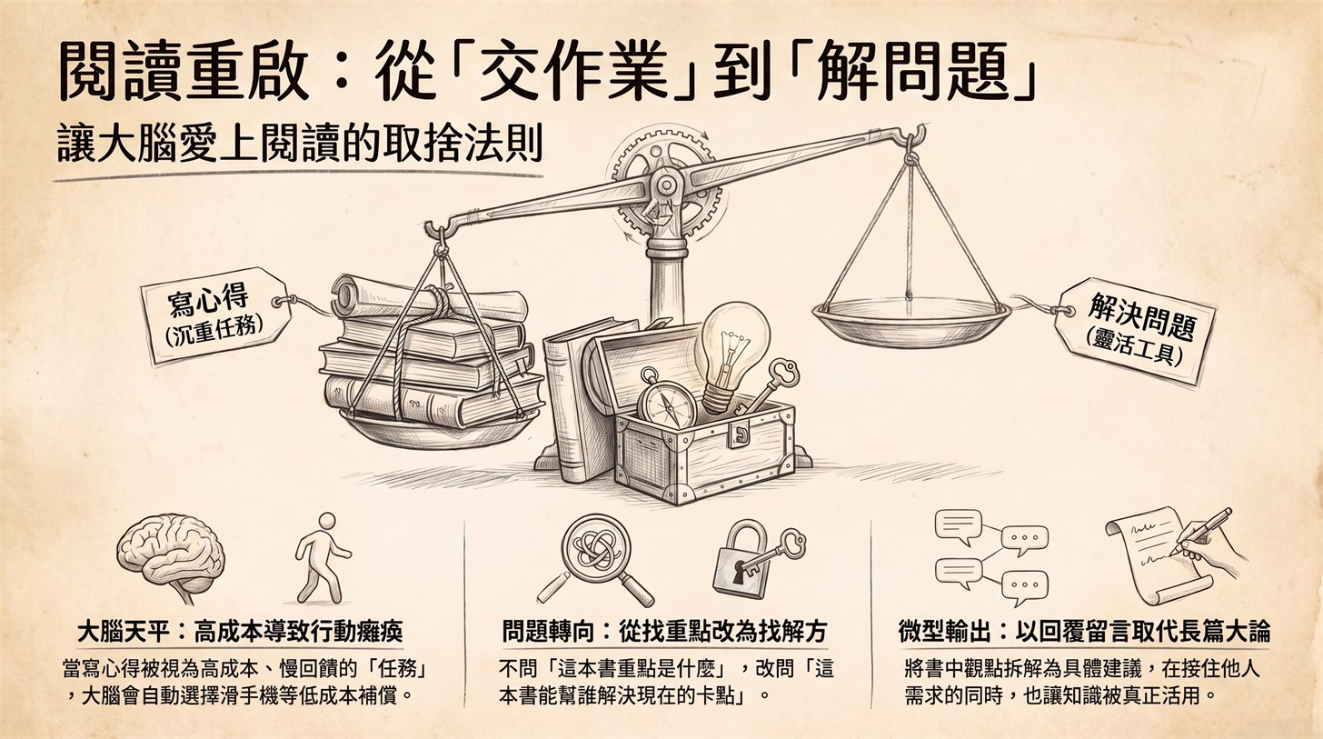 書不是拿來寫讀書報告的